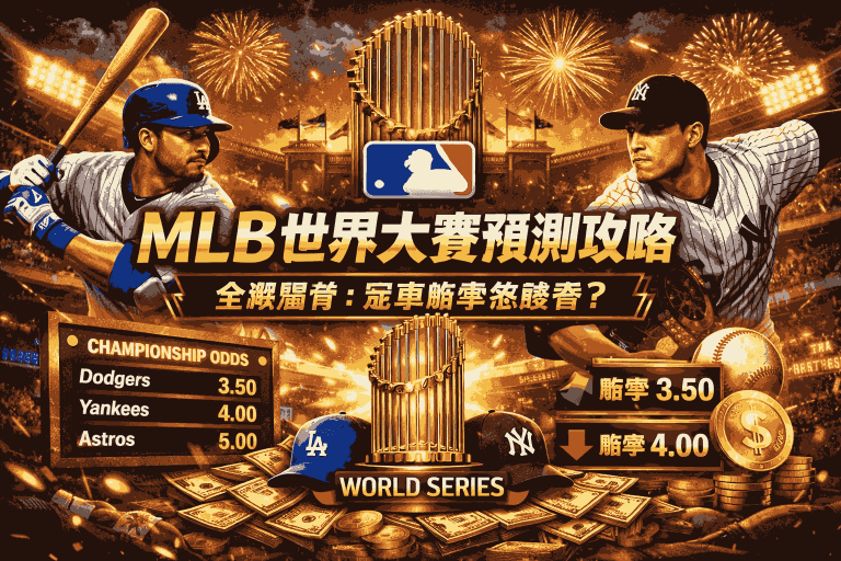MLB世界大賽預測攻略金獅體育：冠軍賠率怎麼看？
